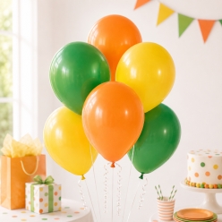 Green, Yellow & Orange 12